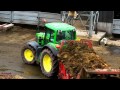 Muck Speading With Deere And JCB