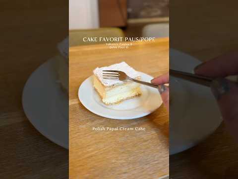 Udah pernah cobain cake favorit Pope John Paul II? #travel #dessert #pope