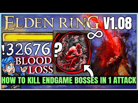New 1.08 INVINCIBLE Best Weapon & Ash of War Combo = BROKEN - Blood Raptor Build - Best Elden Ring!