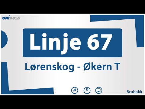 Linje 67 Lørenskog - Økern T