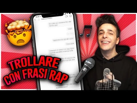 TROLLARE CON SOLO FRASI RAP