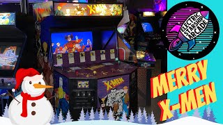 Merry X-Men! 6 player cabinet at Electric Starship Arcade!