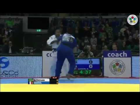 Judo Grand-Prix Düsseldorf 2013: Maria Suelen ALTHEMAN (BRA) - Emilie ANDEOL (FRA) Final [+78kg]
