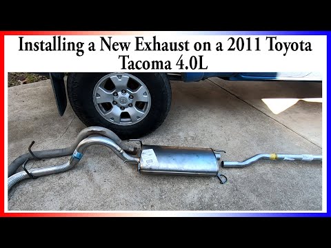 Installing New Exhaust I ordered from Amazon on a 2011 Toyota Tacoma with the 4.0L Engine.