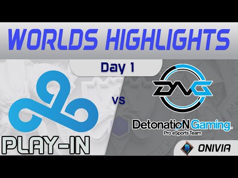 C9 vs DFM Highlights Day 1 Worlds 2021 Play in Cloud9 vs DetonatioN FM by Onivia