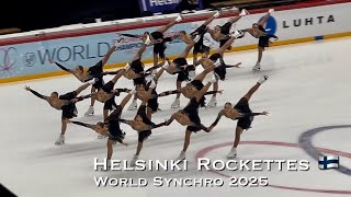 Helsinki Rockettes 🇫🇮 SP - World Synchro 2025 - Synchronized skating