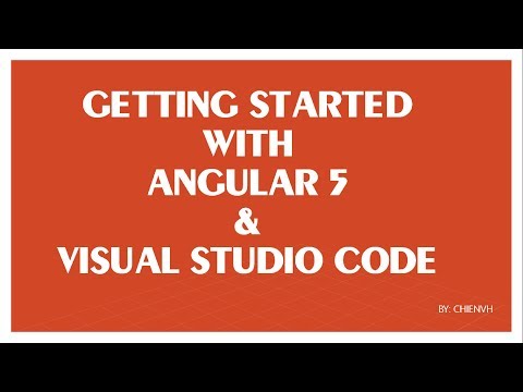 Getting Started With Angular 5 Visual Studio Code