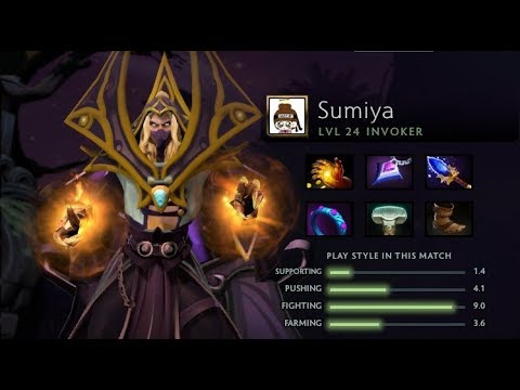 Sumiya - Invoker Ft  Ana OG and Ceb OG in China Server (Full Game Play)