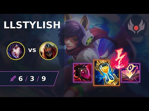 [ LLStylish ] Ahri MID vs Zed | NA GRANDMASTER | LOL Season 2024