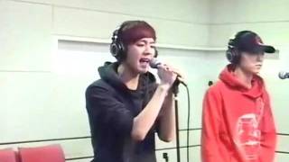 120110 TEEN TOP &#39;Girl Friend&#39; Live @Younha&#39;s Starry Night Radio