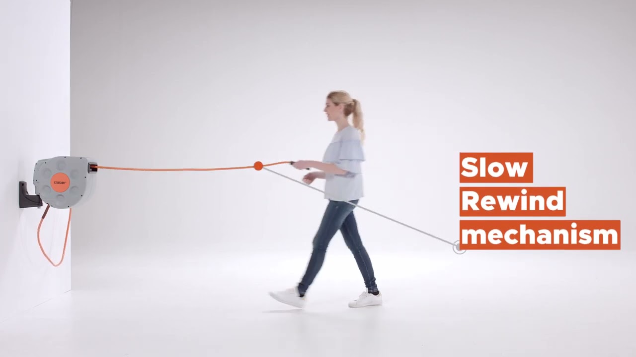 CLABER 8696 ROTOROLL AUTOMATIC ΚΑΡΟΥΛΙ ΠΟΤΙΣΜΑΤΟΣ ΜΕ ΛΑΣΤΙΧΟ 20M