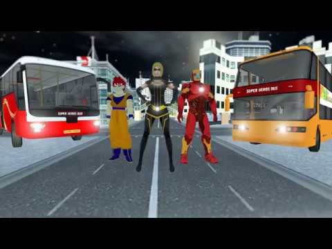 City Bus Driving: Superheroes Transport Simulator Video