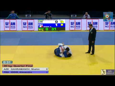 Judo 2014 European Championships Montpellier: Gahramanov (AZE) - Iddir (FRA) [-90kg]