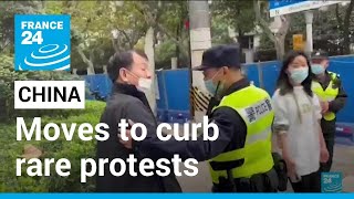 China moves to curb and censor rare, nationwide protests • FRANCE 24 English