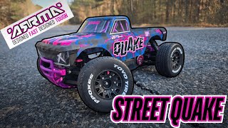 Arrma Street Quake Monster Truck Build & Test
