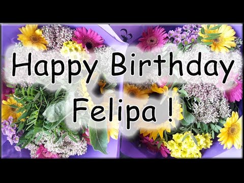 Happy Birthday Felipa! Alles Gute zum Geburtstag!
