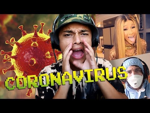 REACCIONO A LAS CANCIONES DEL CORONAVIRUS (Cardi B ,Anuel AA y mas..