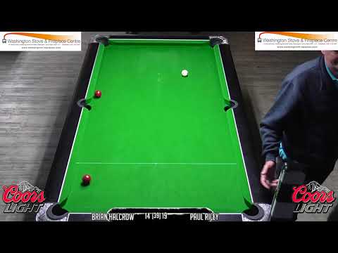 Sky Lounge; Paul Riley v Brian Halcrow