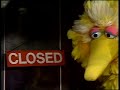 1007 Big Bird Can T Read The CLOSED Sign
