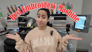 Comparing My Melco Embroidery Machines & How much they cost! Which is best for your business ?
