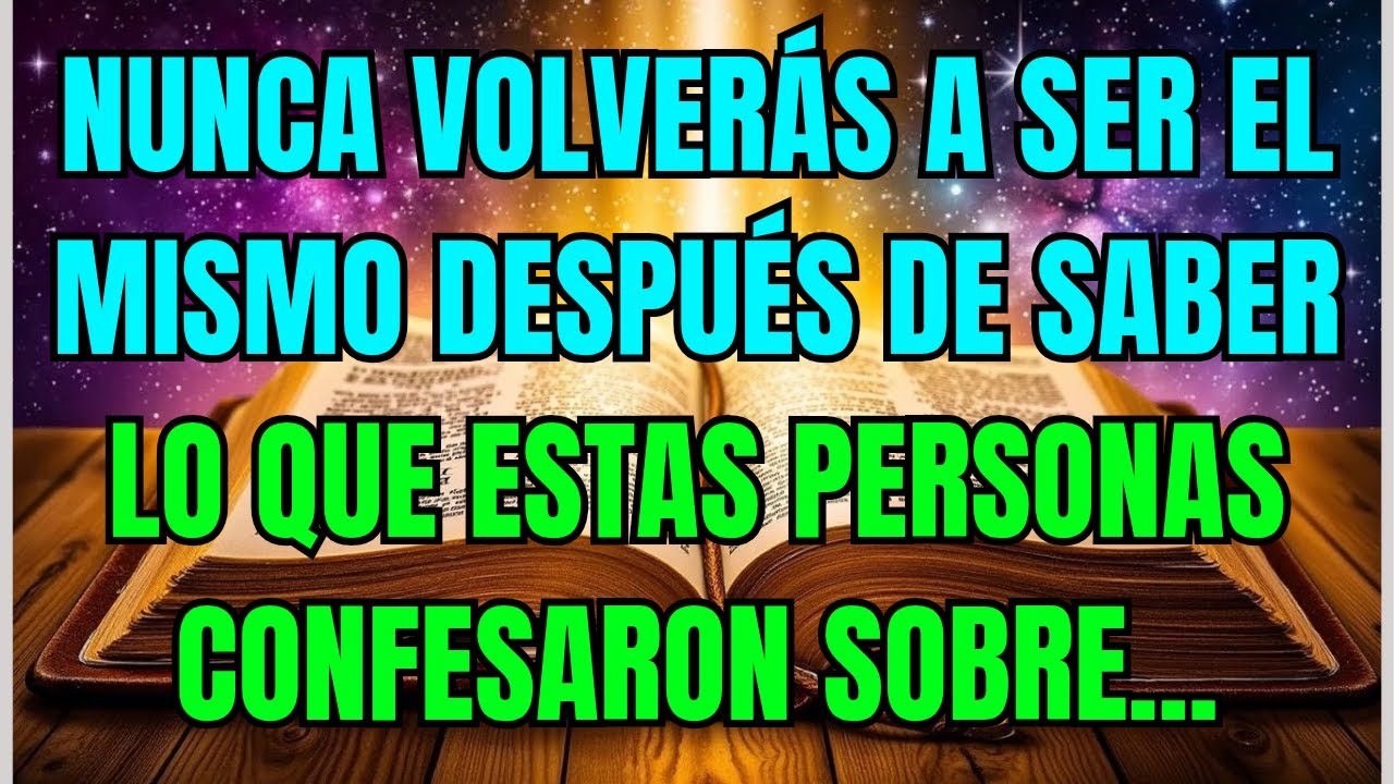 💌 Nunca volverás a ser el mismo después de saber lo que estas personas confesaron sobre...|