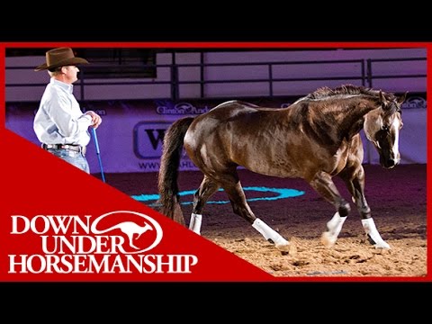 Clinton Anderson with his amazing horse "Mindy" in Vegas 2010