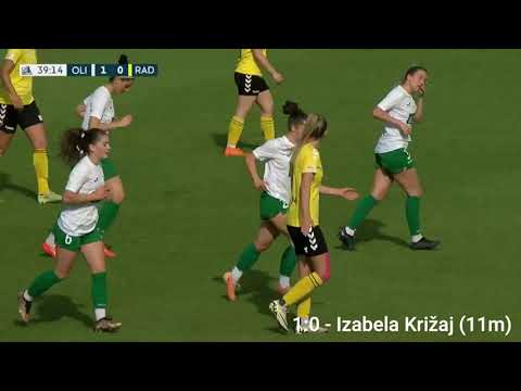 21. krog, zadetki ŽNK Olimpija - ŽNK Radomlje