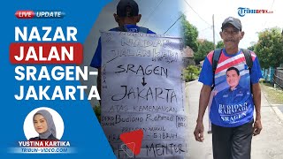 Capres Prabowo Unggul, Mariyo Rayakan Hasil Real Count Jalan Kaki Sragen-Jakarta: Sangat Nge-fans