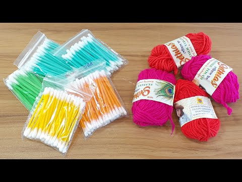 WOW!! AMAZING CRAFT IDEA WITH COTTON BUDS | DIY HACK | DIY ARTS AND CRAFTS