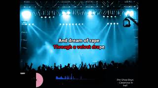 Karaoké Pet Shop Boys   Casanova in hell