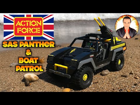 Action Force SAS Panther & Boat Patrol with Commando