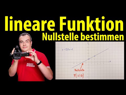 Linear function - determining and calculating zeros | Lehrerschmidt