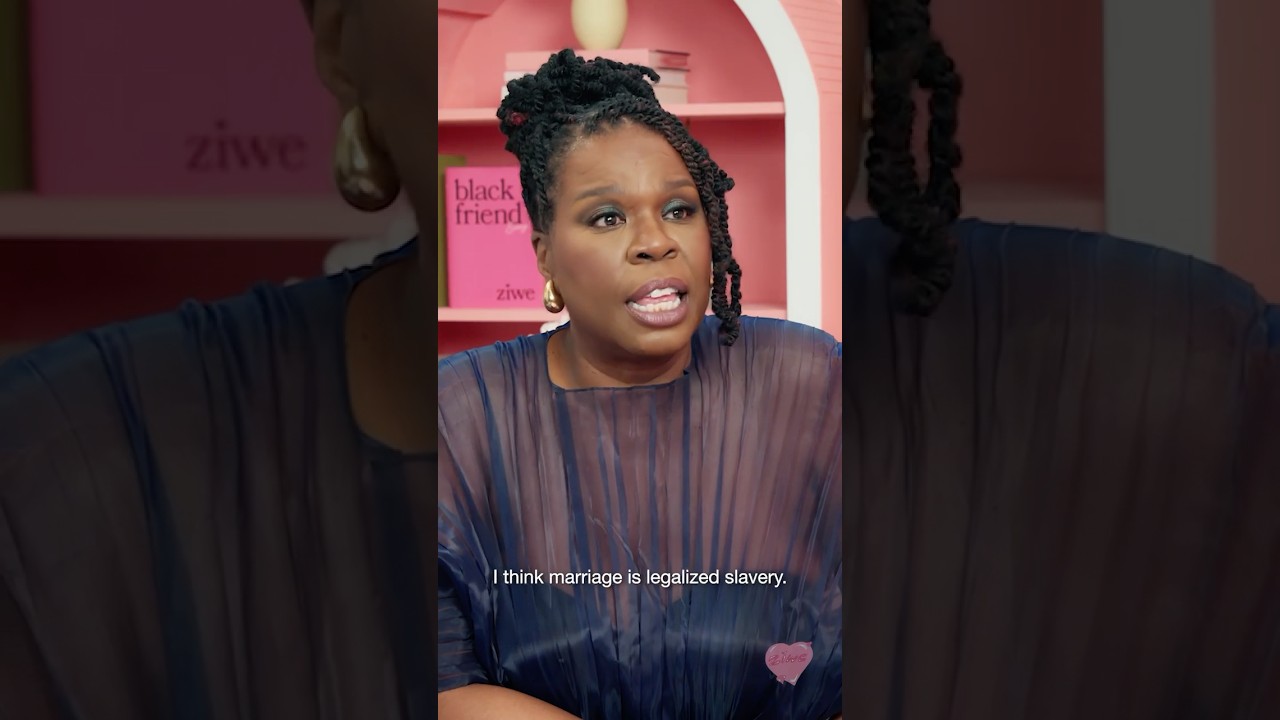 Leslie Jones doesn’t think people should get married. #Ziwe #lesliejones #comedy #marriage #funny