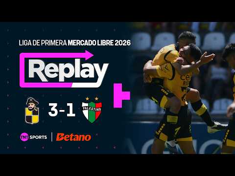 TNT Sports Replay | Coquimbo Unido 3 - 1 Palestino | Fecha 2