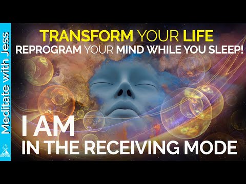 Transform. Get Into The Receiving Mode REPROGRAM WHILE YOU SLEEP. I Am Positive Affirmations Blessed