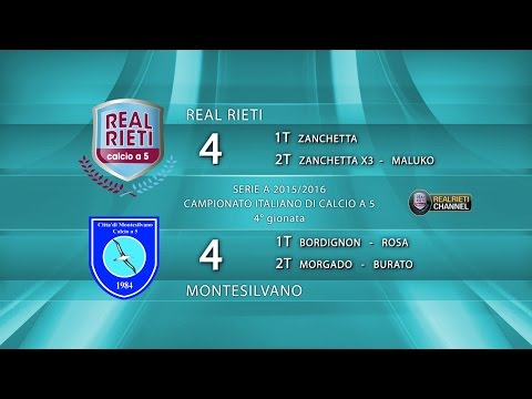 REAL RIETI vs MONTESILVANO - SERIE A 2015/16 - 3° giornata