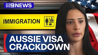 Aussies heading to the US warned amid Trump immigration crackdown | 9 News Australia