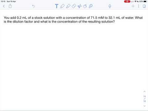 Calculating the concentration of a solution using a...