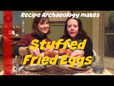 Stuffed Fried Eggs recipe from the 1700s - Recipe Archaeology