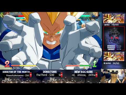 Dragon Ball Fighterz - Bum163 vs Scamby FT 10 Money Match - Playing for checks