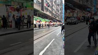 香港宿泊ホテル前の様子