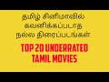 Top 20 Underrated Tamil movies (Best Tamil Movies 2015 to 2020)
