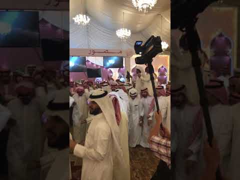 عرضة الأمير نواف طلال الرشيد مع قبيلة شمر بحفل عشاء عبدالكريم الجباري