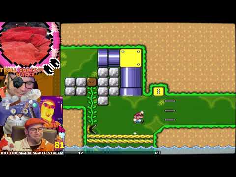 Super Mario World Troll Contest Hack: Hennyburgrentry Mario falls and can't get up