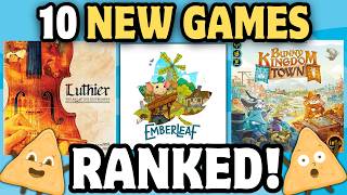 Luthier, Emberleaf, and Slambo! (Ranking 10 New BGA Games)