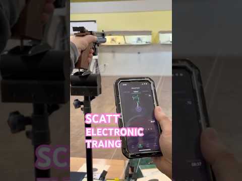 Steyr LP50 and Scatt electronic training aid for supported pistol #steyr #scatt #supportedpistol