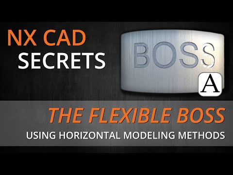 Siemens NX Pro Tutorial - how to get the most out of a text or logo debossment without fails