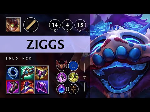 Ziggs Mid vs Syndra - EUW Grandmaster Patch 25.06