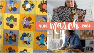 MARCH | Finishing my 'Flowers from Galmi' Quilt!