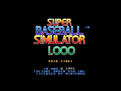 The Best of Retro VGM #1221 - Super Baseball Simulator 1.000 (SNES/Super Famicom) - Team Performance